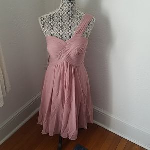 Dusty rose bridesmaid dress